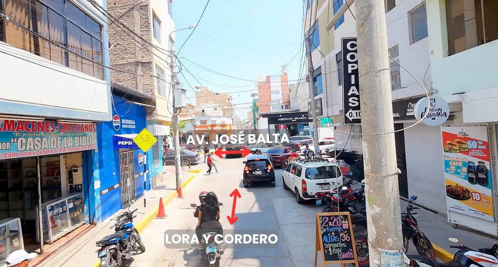 VENTA DE TERRENO DE 299 M2 EN EXCELENTE UBICACIÓN EN EL CENTRO DE CHICLAYO